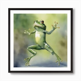 Dancing Frog 1 Art Print
