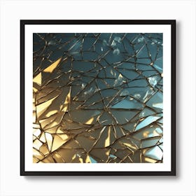 Broken Glass 17 Art Print