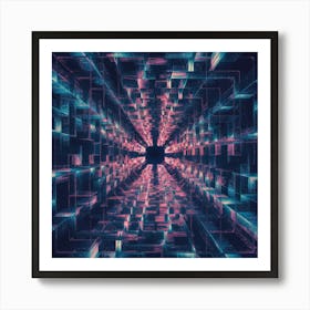 Abstract Fractal Pattern Art Print