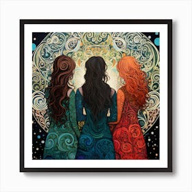 Three Sisters 3 Art Print