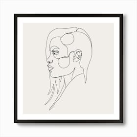 Portrait Of A Woman Who I Am Art Print