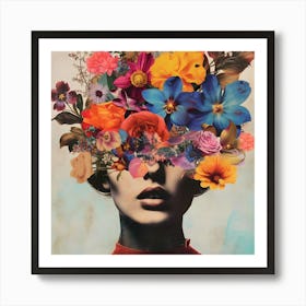 Flower Head Art Print