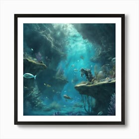 into the water Art Print