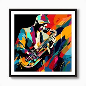 Jazz Musician 91 Art Print