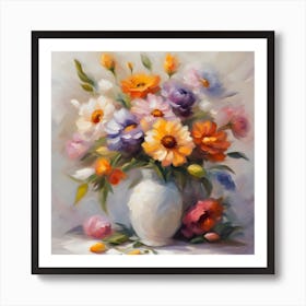 Flowers In A Vase 1 Art Print