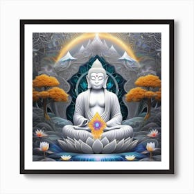 Buddha Meditation 1 Art Print