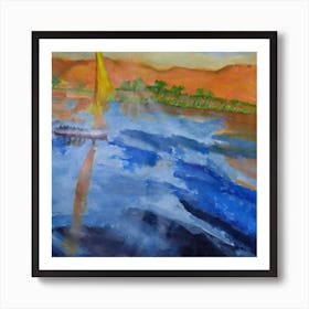 Sailboat On The Nile Art Print