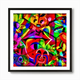 Psychedelic Fun Art Print