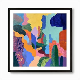 Colourful Gardens Le Jardin Plume France Art Print