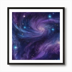 Galaxy Nebula Art Print