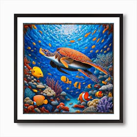 The Reef. Art Print