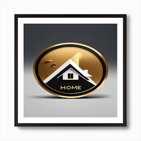 Home Logo Art Print
