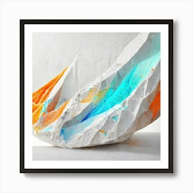 Abstract Color Sculpture Art Print