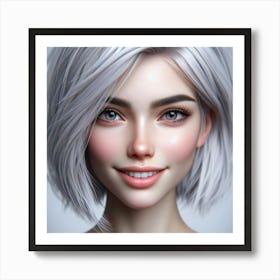 Portrait Of A Young Woman 6 Art Print