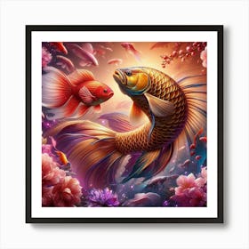 Koi Fish 7 Art Print