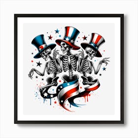 American Skeletons Poster