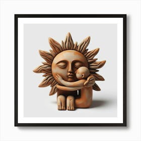 Sun And The Child Art Print