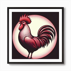 Rooster 8 Art Print