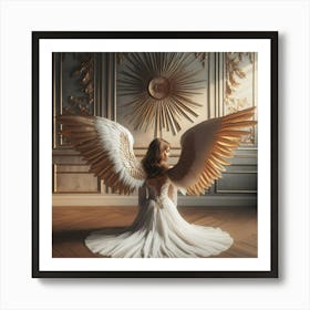 Angel Wings 40 Art Print