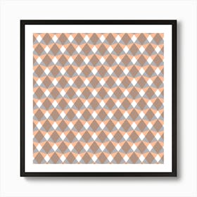 Argyle Pattern Art Print