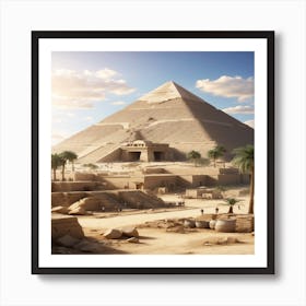 Pyramids Of Giza Art Print