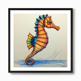 Seahorse 1 Art Print