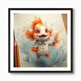 Goldfish 6 Art Print