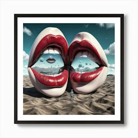 Kisses Art Print