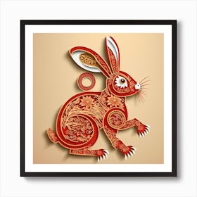 Chinese New Year Rabbit Poster