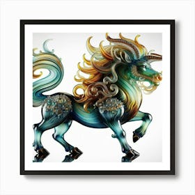 Chinese Zodiac Horse Art Print