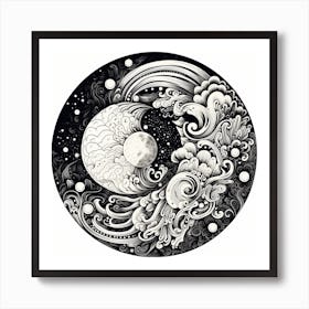 Yin Yang 57 Art Print