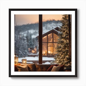 Winter Scene Art Print