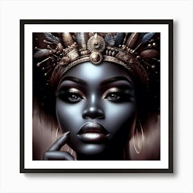 African Beauty Art Print