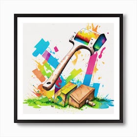 Renovating Art Print