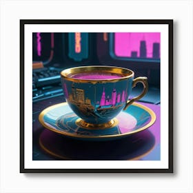 Tea Art 406 Art Print