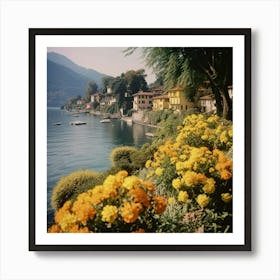 Lake Como, Vintage Film Photography Art Print