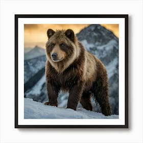 Grizzly Bear Art Print