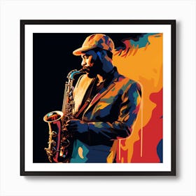 Jazz Musician 21 Art Print
