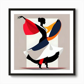 Flamenco Dancer 2 Art Print