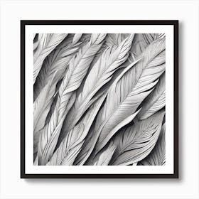 Feathers 3 Art Print