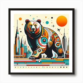 New York City Bear Art Print