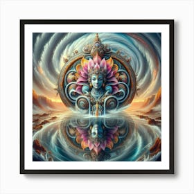 Goddess Of Water Art Print