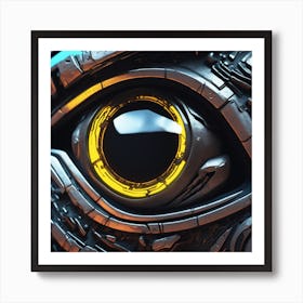 Futuristic Eye Art Print