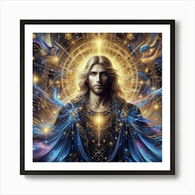 Cosmic Christ 1 Art Print