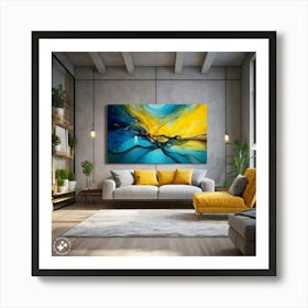 Abstract Painting 12 Art Print