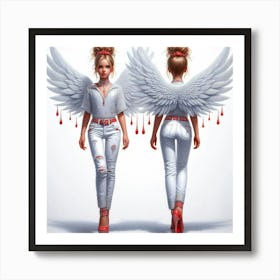 Angel Wings 14 Art Print