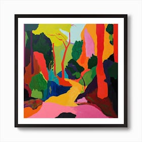 Colourful Abstract Chitwan National Park Nepal 3 Art Print