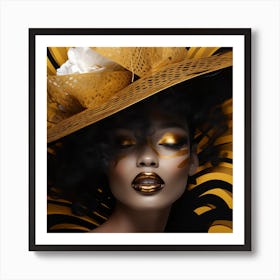 Gold Hat 5 Poster