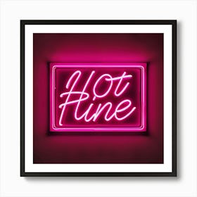 Hot Pink Aesthetic 1 Art Print