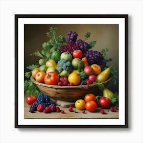 Fruit Bowl Art Print